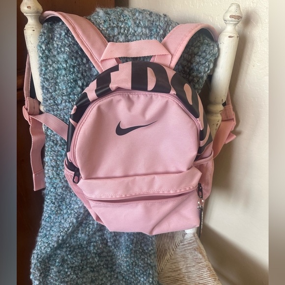 Nike Pink and Black Mini Backpack - Picture 1 of 3
